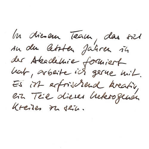 Christina Thönes Motto Handgeschrieben
